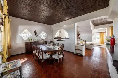 Area soggiorno di Villa Grace Home Holiday 50 mt from the sea