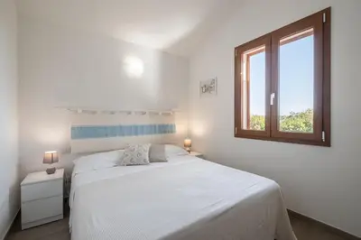 Letto o letti in una camera di Comfort house with sea view- 5 minutes from the sea