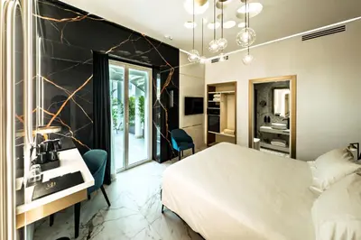 Letto o letti in una camera di Hotel Nautilus Excelsior - Adults Only