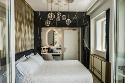 Letto o letti in una camera di Hotel Nautilus Excelsior - Adults Only
