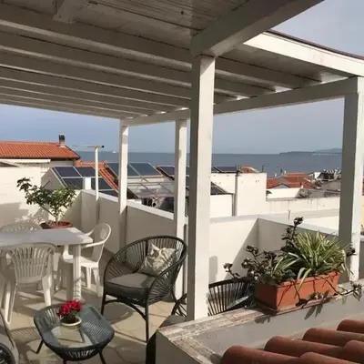 Centro e mare vicini