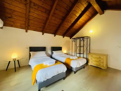 Letto o letti in una camera di La Costa nel Corso