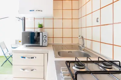 Cucina o angolo cottura di La Vela bianca