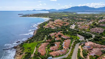 Paesaggio naturale nelle vicinanze della villa