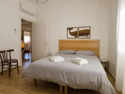 Letto o letti in una camera di Attic With a View