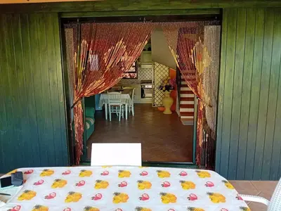 Letto o letti in una camera di Villa Atzori