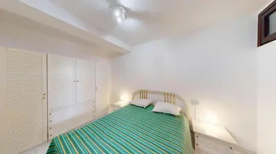 Letto o letti in una camera di Villa Marina
