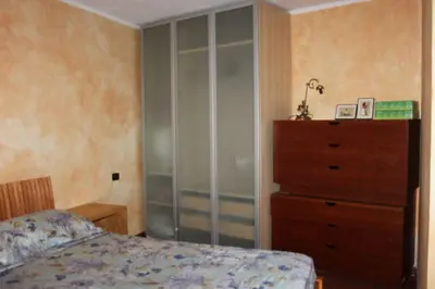 Letto o letti in una camera di Villa con piscina sul mare sud Sardegna