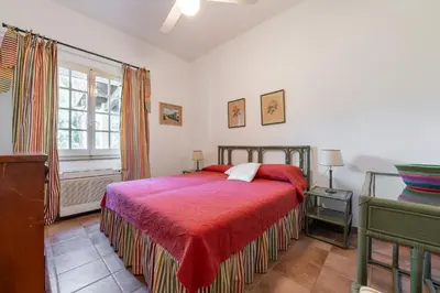 Letto o letti in una camera di Villa Renata