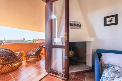 Area soggiorno di Myricae - Una terrazza a due passi dal mare