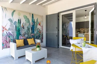Area soggiorno di ALMAr holiday house
