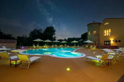 Piscina di Hotel with swimming pool in Arbus o nelle vicinanze