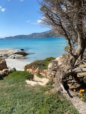 Paesaggio naturale nelle vicinanze della villa