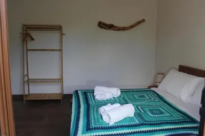 Letto o letti in una camera di il Guardiano delle due Baie Domus