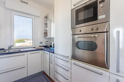 Cucina o angolo cottura di Casa Futuro - Beautiful sea view with pool