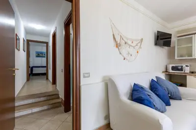 Cucina o angolo cottura di Capo Blu House With Sea View