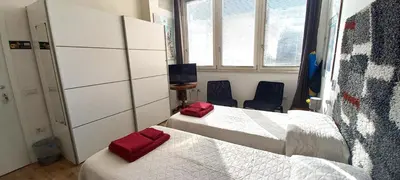 Letto o letti in una camera di B&B Leo