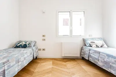 Letto o letti in una camera di Villa with heated pool
