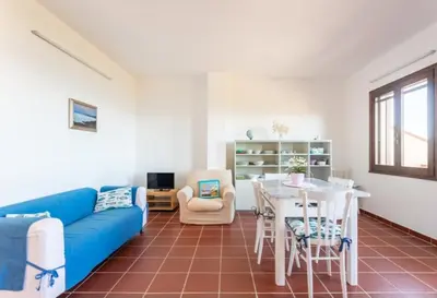 Area soggiorno di Casa del Lentischio