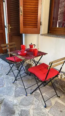 Patio o area all'aperto di Appartamento Tramonto 2 minuti dal mare