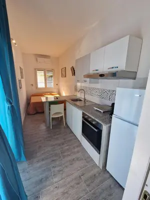 Cucina o angolo cottura di Monolocale centrale Tortolì