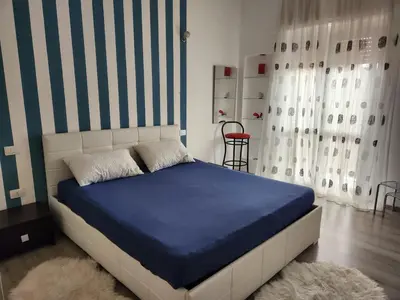 Letto o letti in una camera di Appartamento In Centro
