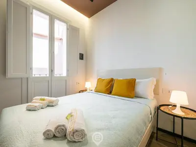 Letto o letti in una camera di Studio Noir
