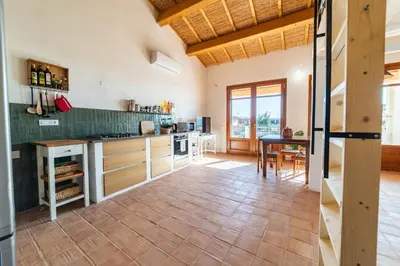 Cucina o angolo cottura di Casa Tharros