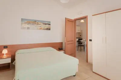 Letto o letti in una camera di Stylish Residence Le Fontane 1 BedrApt B3 sleeps 3
