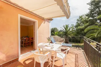 Balcone o terrazza di Classical Res BaiaDellePalme-Studio sleep 2 person