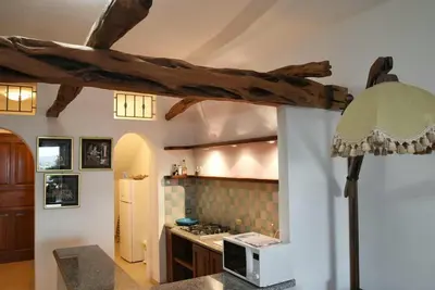 Cucina o angolo cottura di Casa Mistral By La Via Del Mare Viaggi e Vacanze