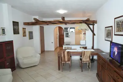 TV o dispositivi per l'intrattenimento presso Casa Mistral By La Via Del Mare Viaggi e Vacanze