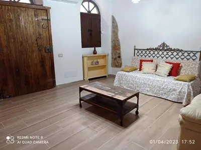Letto o letti in una camera di Casa Corona