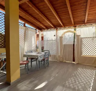 Letto o letti in una camera di La casetta di Lulù
