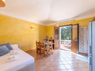 Letto o letti in una camera di Apartment Baia delle Palme-2 by Interhome