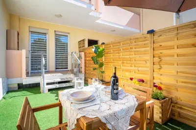 Planimetria di Giardino Privato BBQ vicino Poetto