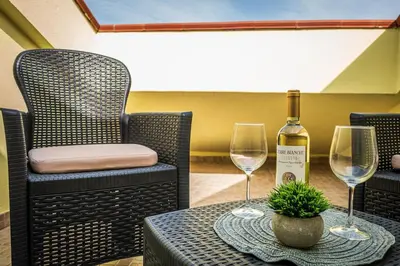 Bevande di Private terrace- Modern apartament 5 minutes from the sea