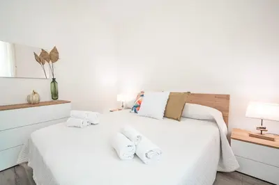 Letto o letti in una camera di Maison Lumière