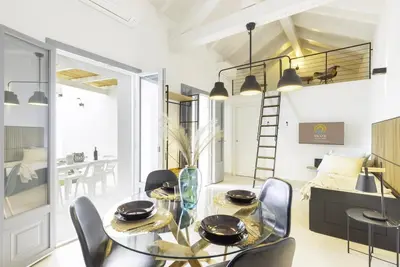 Area soggiorno di Vico II - Exclusive house with garden