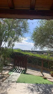 Paesaggio naturale nelle vicinanze della villa