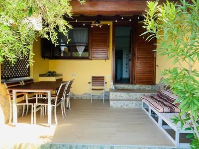 Patio o area all'aperto di La villetta di Kelly
