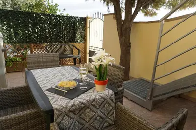 Balcone o terrazza di QUARTU SANT' ELENA Casa Stella Marina