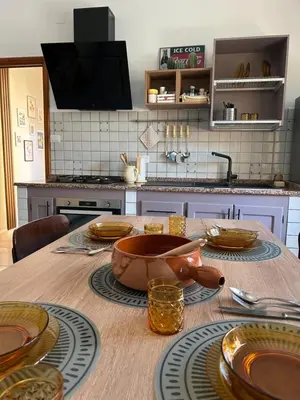 Cucina o angolo cottura di Casa Chìa