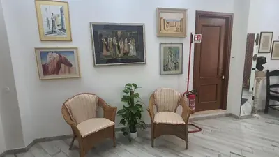 Area soggiorno di Sa domu de su poeta