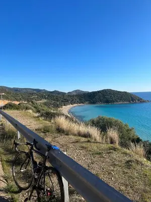 Paesaggio naturale nelle vicinanze della villa