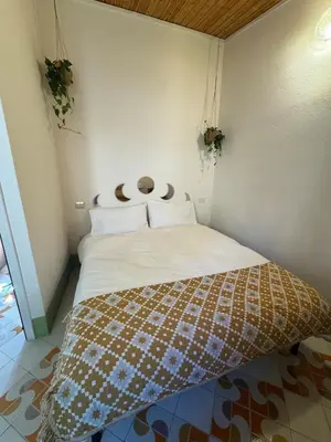 Letto o letti in una camera di Solanas, Casa Cacteae, villa 5 min to the beach