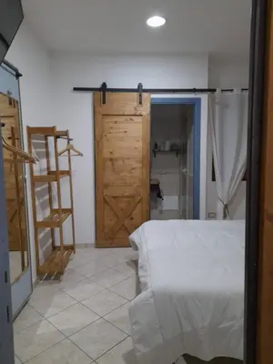 Letto o letti in una camera di La casetta nel centro