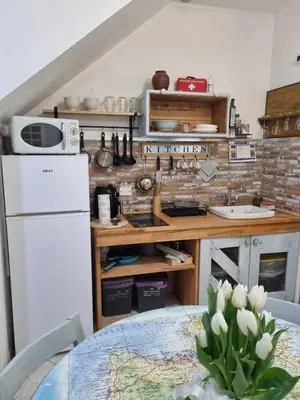 Cucina o angolo cottura di La casetta nel centro