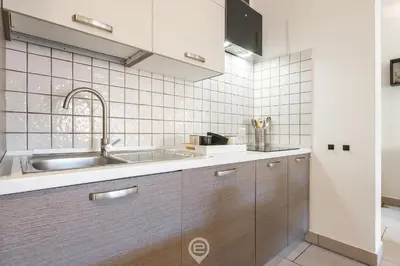 Cucina o angolo cottura di Via Giardini House