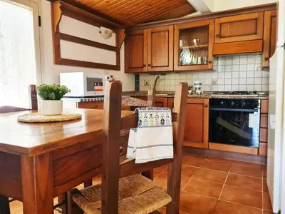 Cucina o angolo cottura di Villa Zellino
